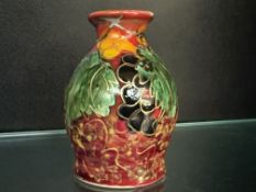 Anita Harris small vineyard vase signed in gold
