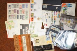 Collection of world stamps, loose stamps, first d