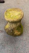 Stone garden stand