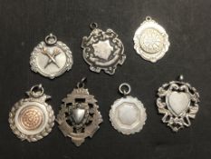 7 Silver medals Weight 60g