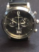 Gents Zeppelin quartz chronograph with large date