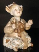 Nodding head pottery figure