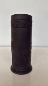 Wedgwood black basalt spill vase