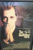 Large God Father movie poster framed & mounted