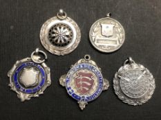 5 Silver medals Weight 60g