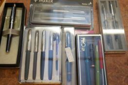 Collection of Parker pens & others