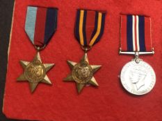 The 1939-45 Star, The Burma star & 1939-45 medal