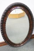 Edwardian bevelled mirror