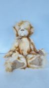 Charlie Bears collectible plush teddy features sof