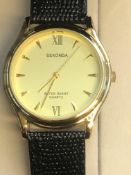 Sekonda gold plated gents watch in box