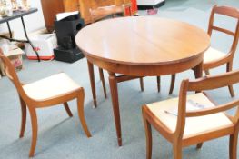 Greaves & Thomas extending table & 4 chairs (Match