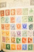 Early world stamp album & 2 others to include Vict