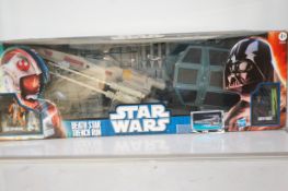 Star Wars death star trench run, minor damage to b