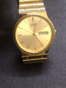 Gents Vintage Citizen quartz watch