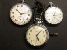 Volvo pocket watch, pinnacle pocket watch & Smiths