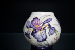Moorcroft vase Peter Hewitt Nicola Slaney Height 1
