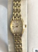 3 Ladies gold plated Rotary watches - 1 is Swiss made