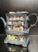 Limited edition Cardew teapot signed P. Cardew