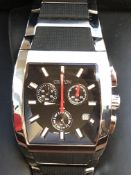 Gents Croton Swiss movement quartz chronograph in