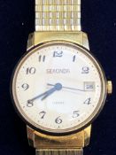 Retro Sekonda wristwatch with date app at 3 o cloc
