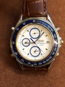 Gents Seiko 7T32-6B5A quartz chronograph watch wit