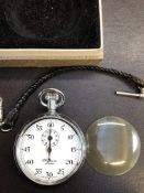 J W Benson London vintage stopwatch Dennison boxed