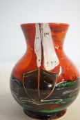 Anita Harris vase sailing boats signed in gold
