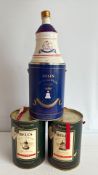 Bell's Scotch Whisky porcelain decanter trio, 1988 1991