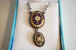 Boxed Silver vintage necklace