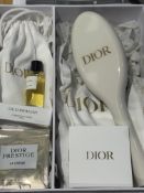 Dior samples in box to include dior hair brush