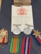 1939-45 Defence medal & 1939-45 service medal, 193