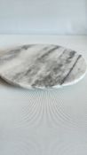 Marble round serving board / lazy Susan