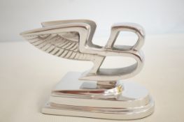 Chrome Bentley B on base