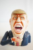 Cast iron Donald trump money box