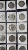 Collection of 20 George V half crowns