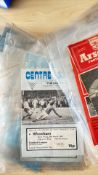 Collection of c.40 vintage football match programmes, 1960sâ€“1980s
