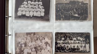 Large quantity of vintage postcards