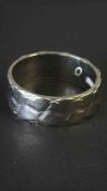 18ct Gold wedding band Weight 6.3g Size P.5