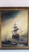 Hilton, Misty Harbour with Tall Ships