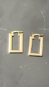 Pair of 9ct Gold earrings 2.2g