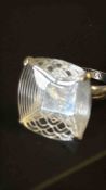 Lalique ring, size M.5