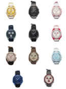 Swatch X Omega Bioceramic moonswatch. Full set of