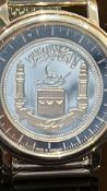 GoldQuest International platinum coin (Weight 14g) watch, Kaaba design