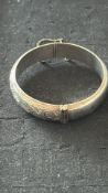 Silver bangle Weight 21g