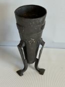Pewter arts & crafts vase