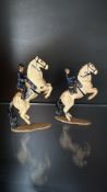 Vintage lead U.S. cavalry toy soldiers (2)