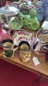 Mixed lot of novelty ceramic teapots, jugs and dishes (c.25 items)