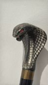Cobra-head walking cane