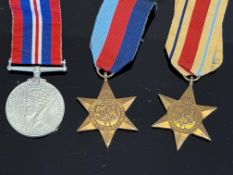 3 WWII medals