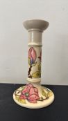 Moorcroft Pottery 'Magnolia' Tube-Lined Candlestick